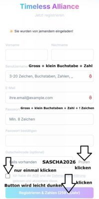 Gutscheincode SASCHA2026